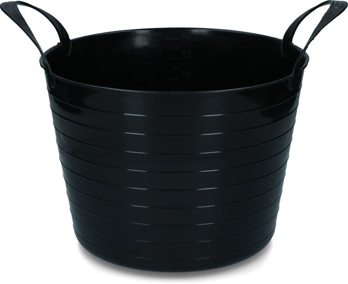 Vplast Emmer V-Trug 14 liter Zwart