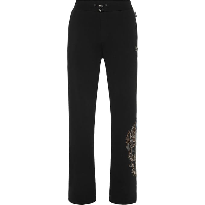 Fleece Jogging Pants Degrade' Skull