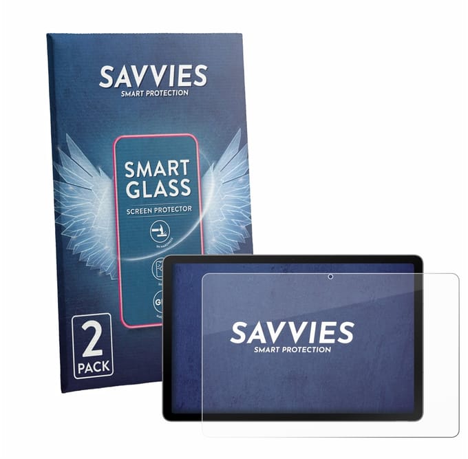 2 Stuks Savvies Screenprotector - geschikt voor Samsung Galaxy Tab S10 Lite - beschermfolie glas transparant