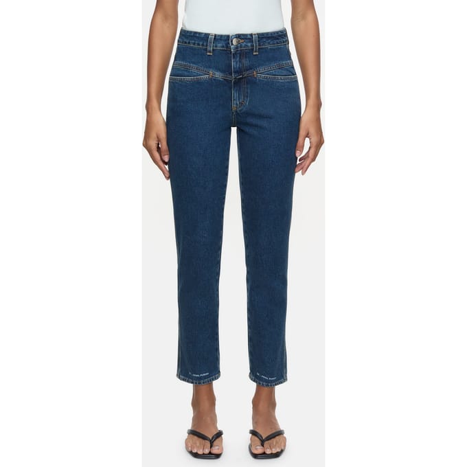 Closed Pedal Pusher Jeans Dark Blue Größe: W24L32 | Straight Jeans Outlet | Damen | Blau