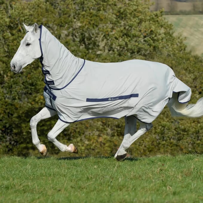 Bucas Eczeemdeken Bucas Sweet Itch Zilver - 135/183