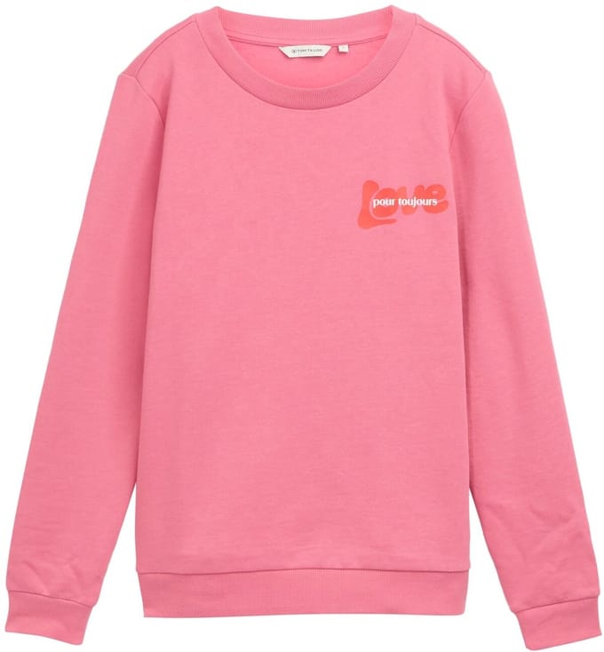Tom Tailor - Sweater met print - Maat XL - Bright Rose