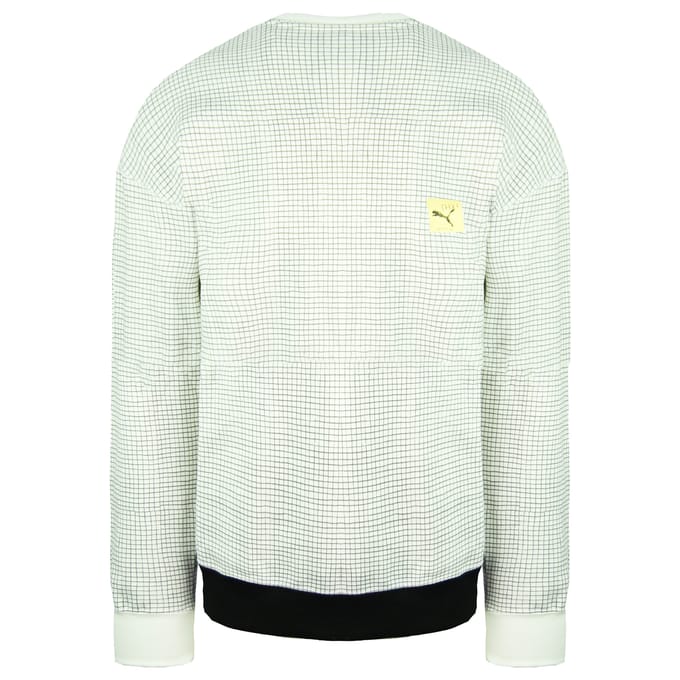 Puma x Michael Lau Lange Mouw Crew Neck Wit Heren AOP Sweatshirt 530359 52