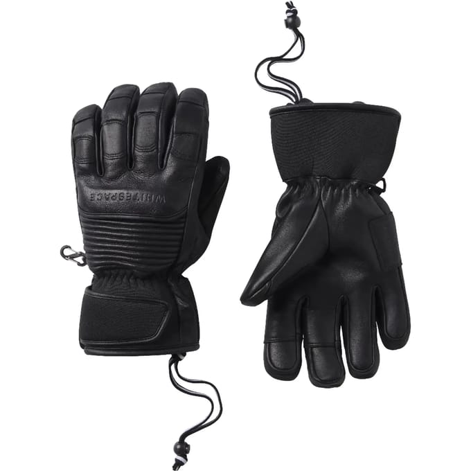 Leren skihandschoenen Whitespace