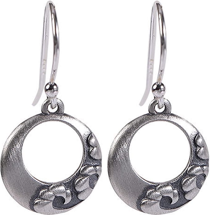 Oorbellen Zilver - Oorhangers - Bloemen