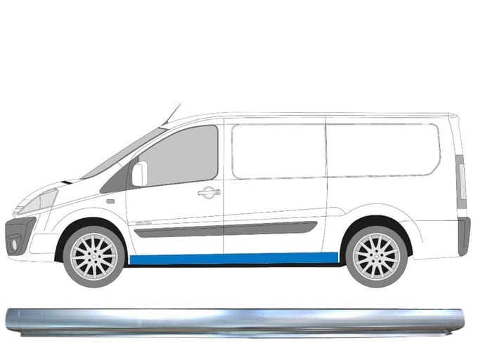 Reparatie dorpel voor Citroen Jumpy 2007-2016 / Links