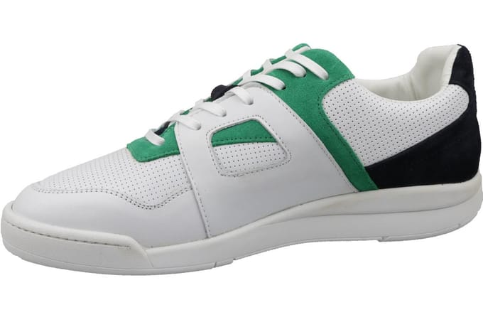 FILA Cedar CB Low Wit/Donkerblauw/Groen Heren Sneakers Wit Divers | Kleur Wit Divers| Maat 44