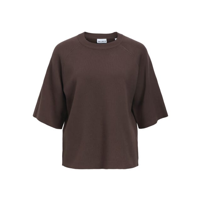 Object objreynard 2/4 knit pullover noos 23045103 seal brown
