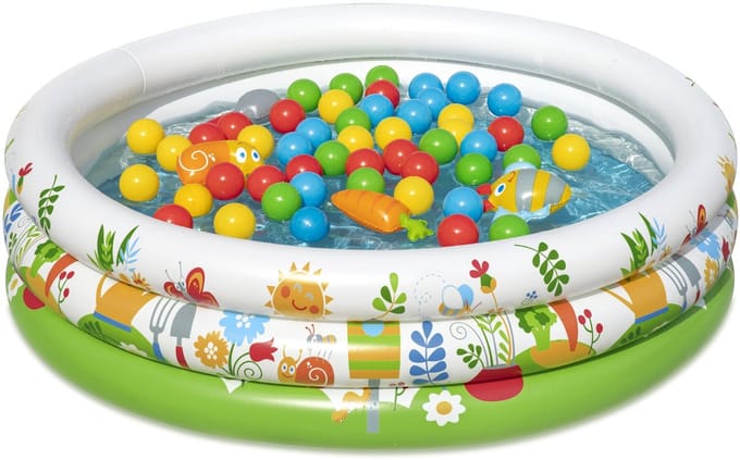 Bestway® Sprouts & Spring™ Opblaasbare Ballenbak en Speelbad met 50 speelballen