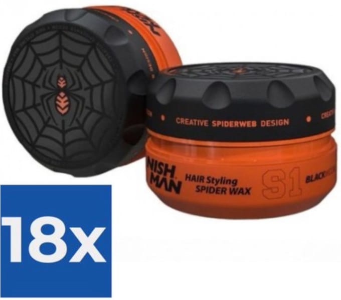 Nishman Spider Wax black Widow 18 stuks