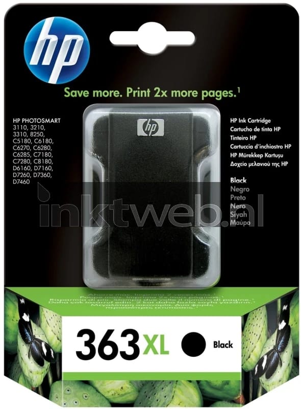 HP 363XL zwart (Origineel Hoge Capaciteit)