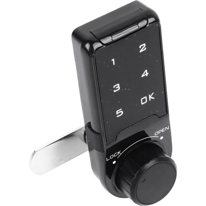 Touch Digitaal Wachtwoord Toetsenbord Kastslot 20mm Zwart Elektronisch Anti-Diefstal Ladeslot Veiligheidscode Locker gray