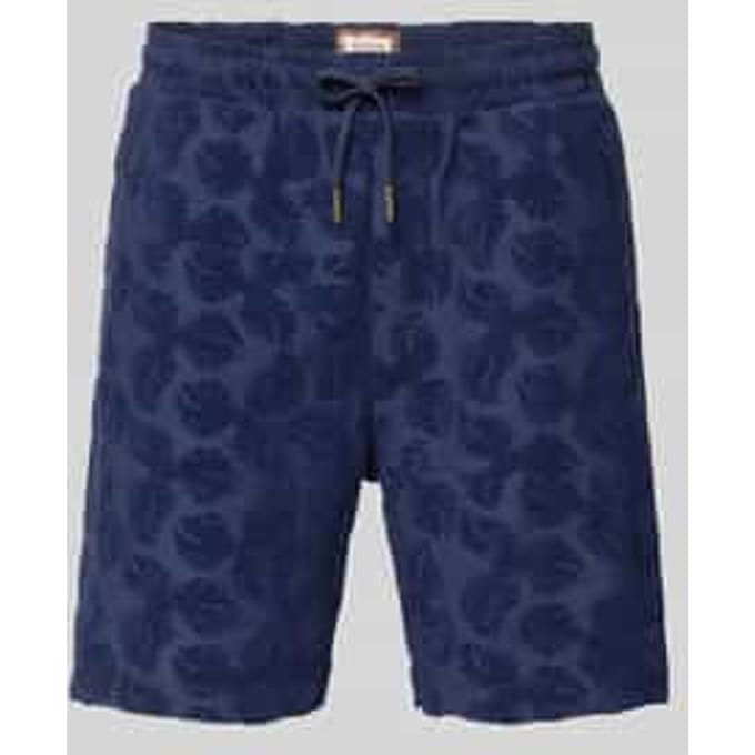 Scotch & Soda Fave Terry Jacquard Relaxedfit Bermuda Shorts