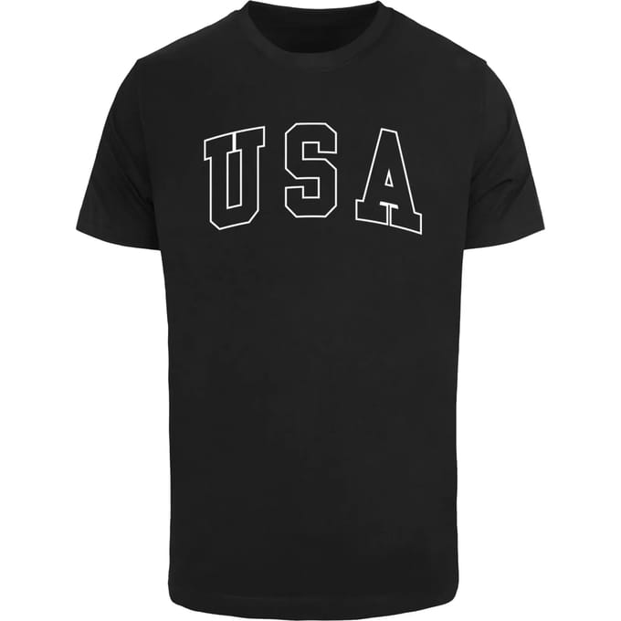 Mister Tee T-shirt USA-tekst MT3795