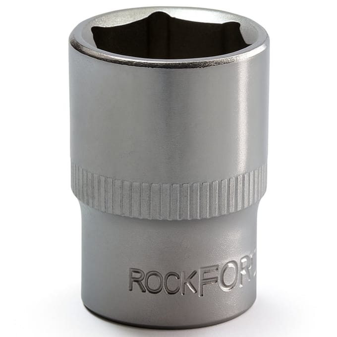 Rockforce Dop 10mm 1/4" Cr-V Zest rechthoekig