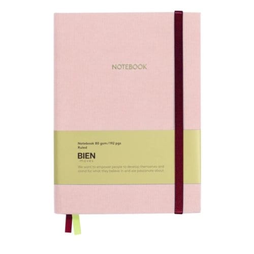 Bien moves notitieboekje, lichtroze