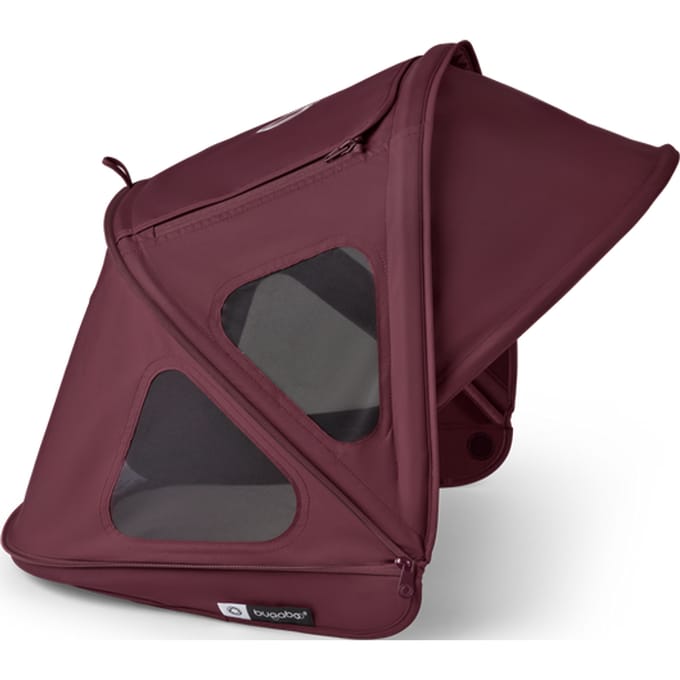 Bugaboo Dragonfly breezy zonnekap - Dark Cherry red Dark Cherry red