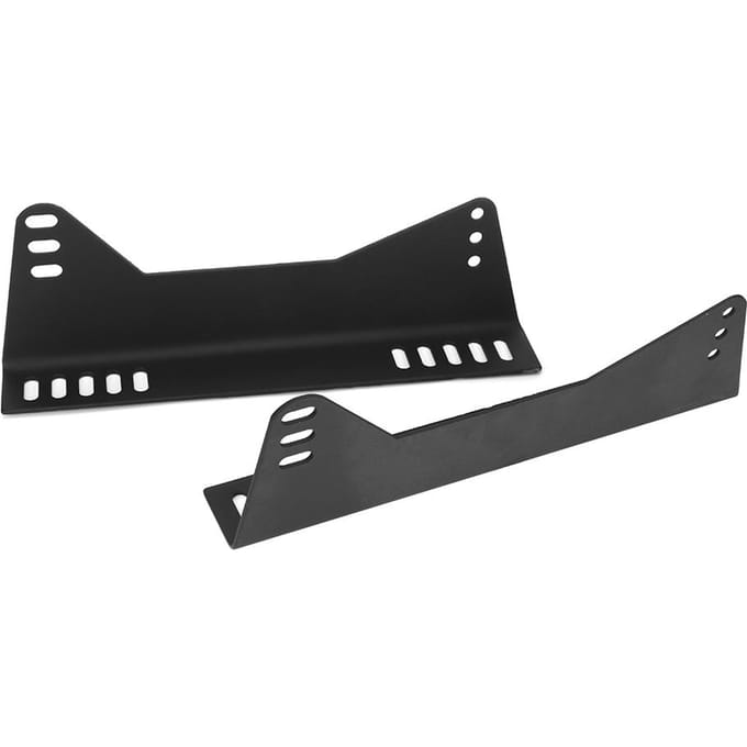 2 stuks Voertuig Kuipstoel Zijmontage Beugels Modificatie Universeel black