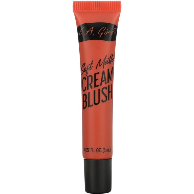 L.A. Girl, Soft Matte Cream Blusher, Gbl445 Hotshot, 8Ml(0.27Fl Oz) black