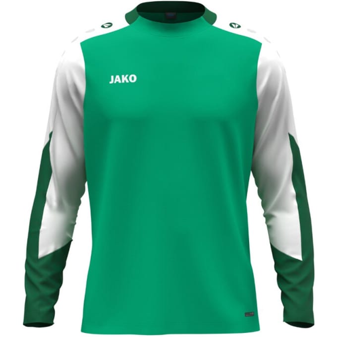 Jako Dynamic Longsleeve Kinderen - Groen / Wit / Donkergroen | Maat: 128