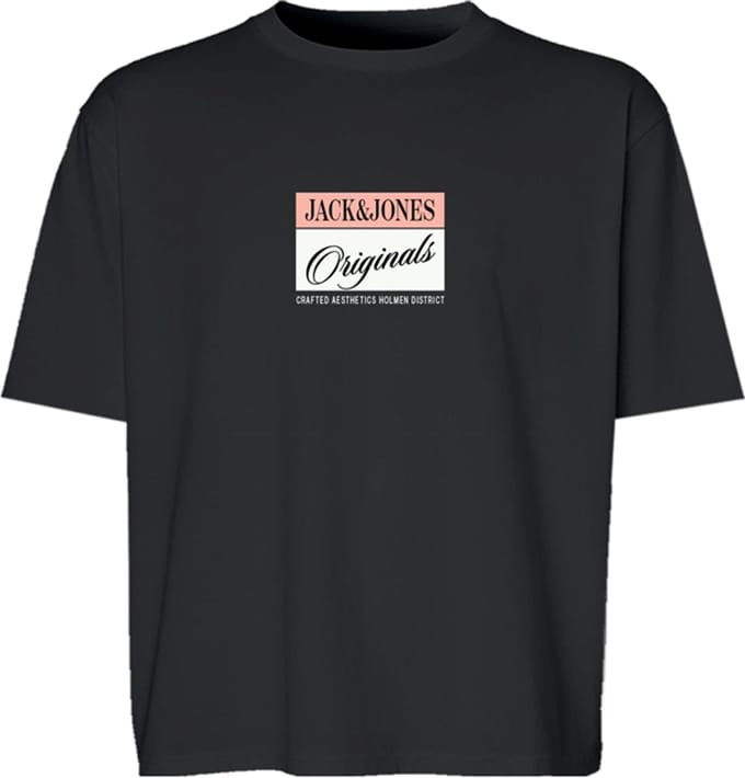 JACK&JONES - JORHYERES FRONT SS CREW NECK FST PLS - Heren - T-shirts