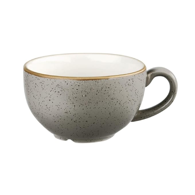 Churchill Stonecast Grey Cappuccino Cappuccino Kopje 34 Cl (12 stuks)