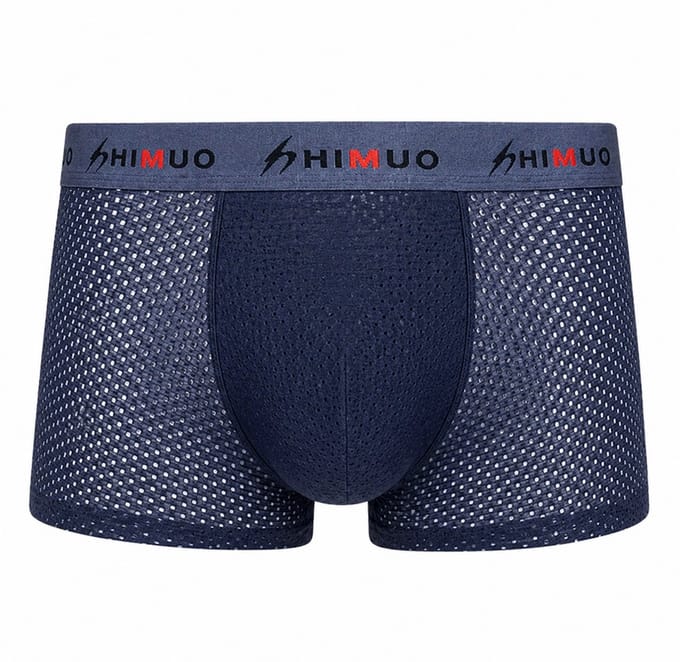 Boxershort Doorschijnend - Onderbroek - Blauw
