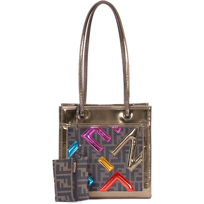 Zucca Metallic Tote Small Schoudertas