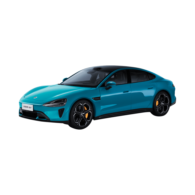 Xiaomi SU7 1/18 Die-cast Model Car - Aqua Blue