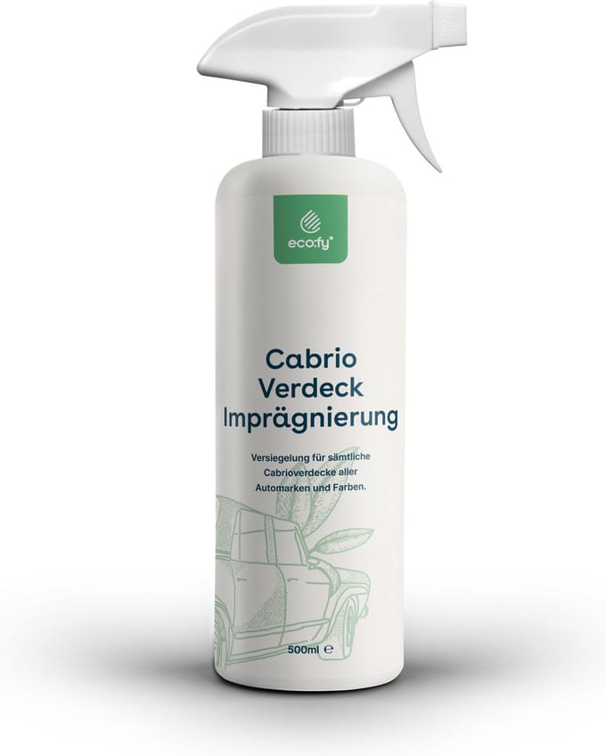 eco:fy® Impregnatie cabriokap • waterafstotende behandeling voor het dak