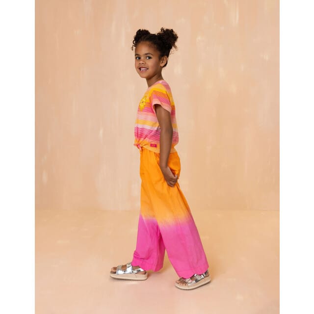 Oilily Palazzos Broek- maat152/12yr Vibrant Oranje
