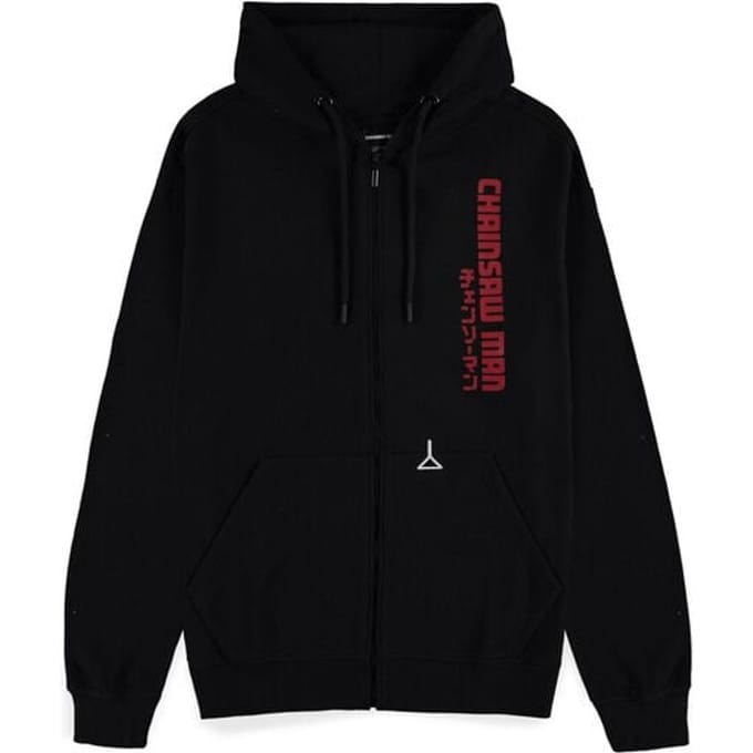 Chainsaw Man - Anime Vest met capuchon - Chainsaw Devil - S tot L - voor Mannen - zwart