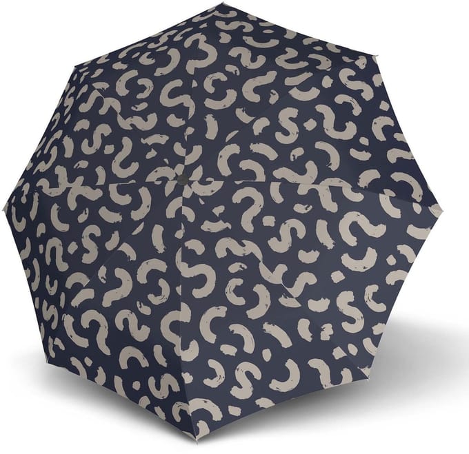 Knirps paraplu A.200 Medium Duomatic Cone Navy donkerblauw