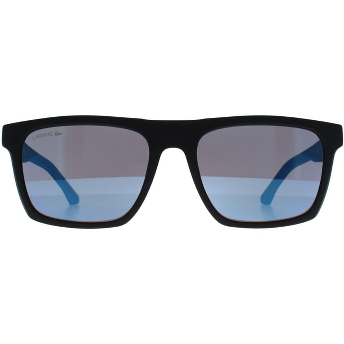 Lacoste Rechthoek Heren Mat Zwart Blauw L957S