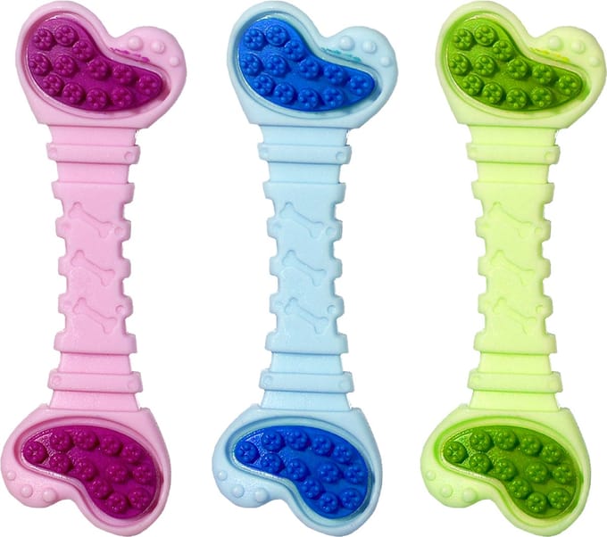 Hondenspeelgoed Pup bot - Willekeurig - 10 x 3.5 x 2.5 cm