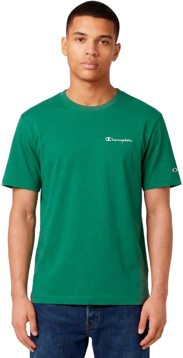 Champion T-shirt Heren SS Tee Groen - Maat M