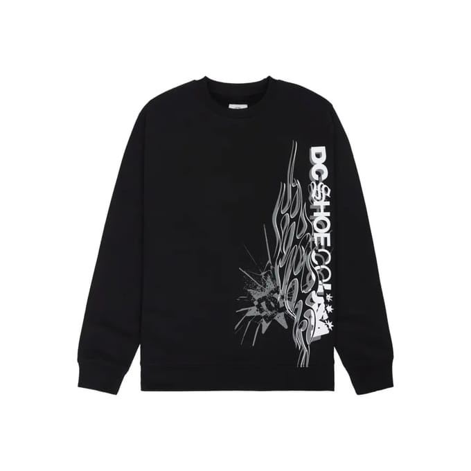 Dc Shoes Dc Side Flame Sweatshirt Zwart S Man