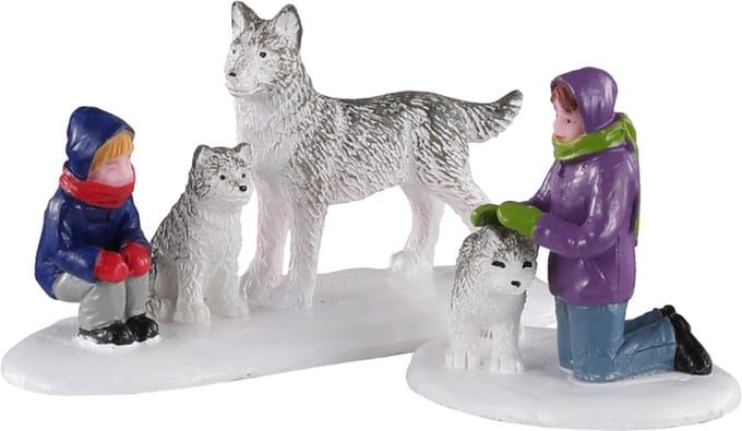 Lemax - Future Sled Dogs- Set Of 2 - Kersthuisjes & Kerstdorpen