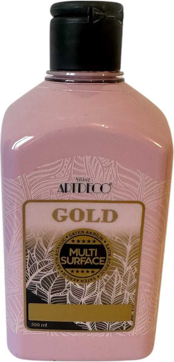 Artdeco Gold Multi-Surface Acrylverf 500ml Lila , Glasverf, houtverf, keramiekverf, DIY Projecten