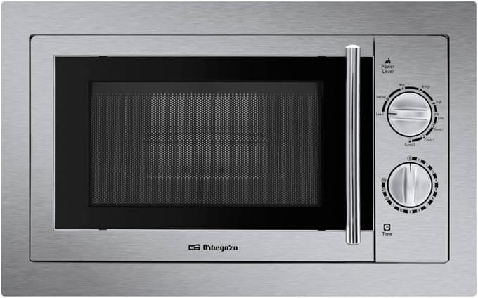 Inbouw magnetron met grill, 20 liter, 800W en 9 standen
