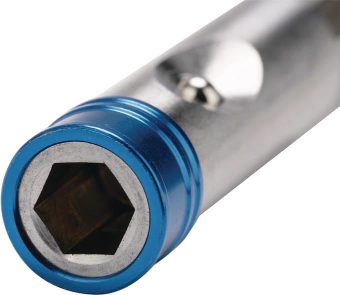 Bithouder 1/4 inch F 6,3 1/4 inch C 6,3 Magneet L.65mm TECWERK