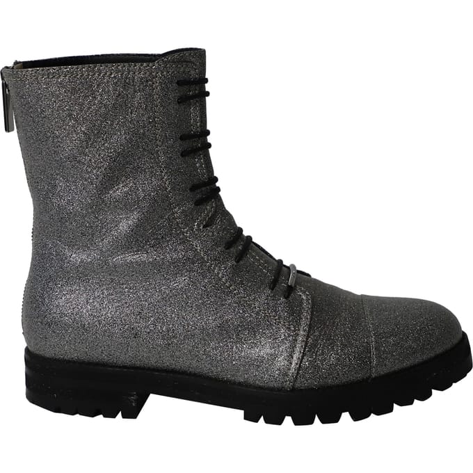 Jimmy Choo Glitterschoenen in Zilver Polyester