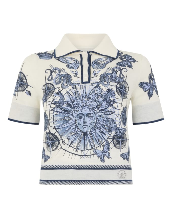 Polo Shirt Butterfly Tattoo