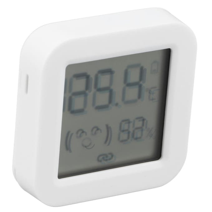 Temperatuur Vochtigheid Sensor WiFi Intelligente Digitale Thermometer Binnen LCD Hygrometer Thermometer white