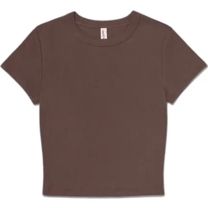 Kort dames-T-shirt Bella + Canvas Micro Rib Baby