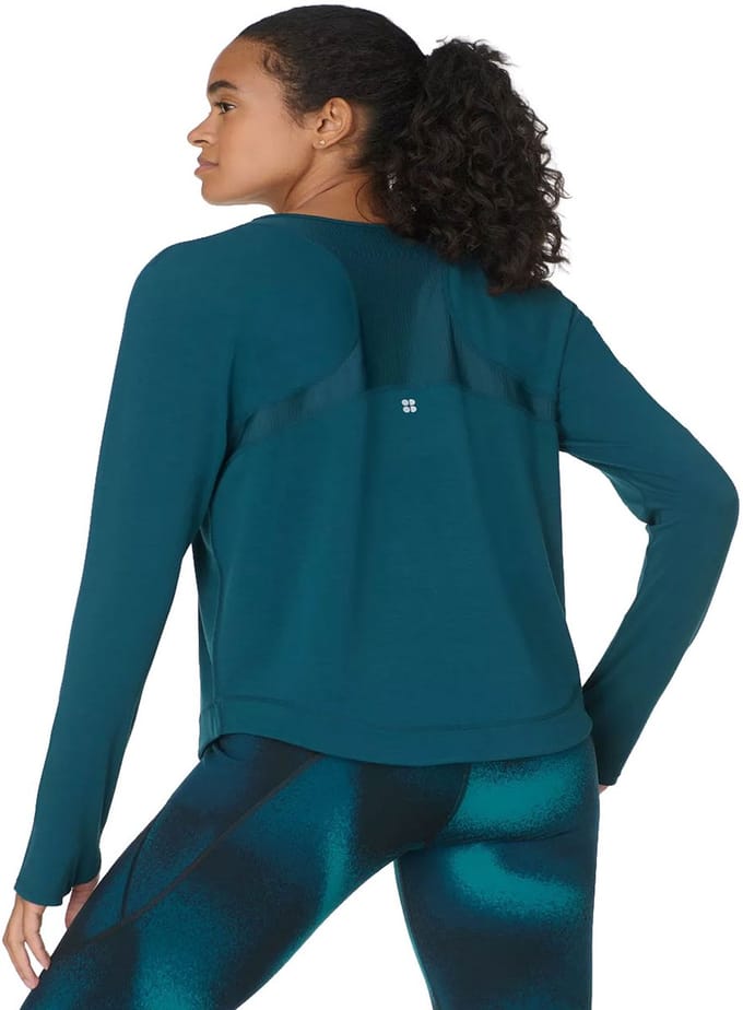 Sweaty Betty Breathe Easy Mesh Long Sleeve Top - Maat M