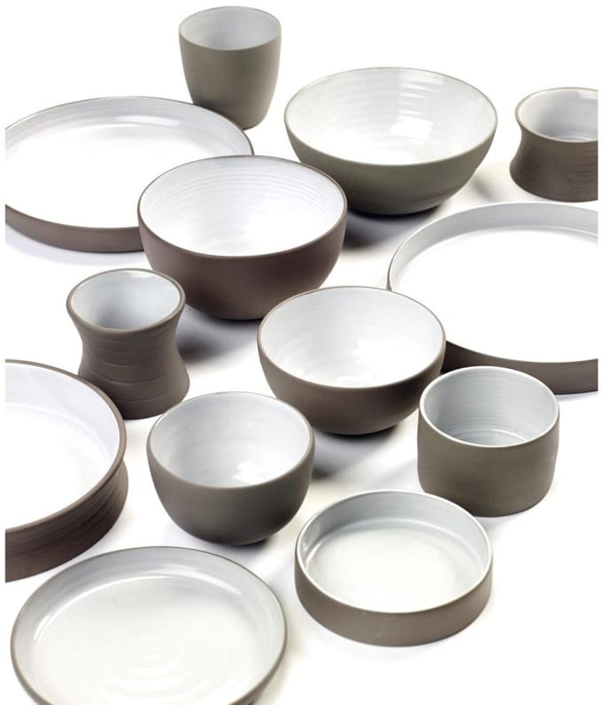 SERAX kom rond M Dusk Deep Charcoal Grey, hoogte 55 mm, ø 115 mm