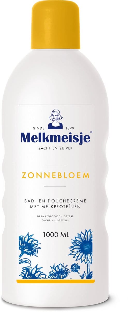 Melkmeisje Bad & Douche Zonnebloem - 1000 ml - Douchecrème