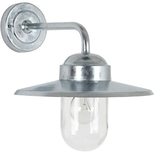 KS Verlichting Gusto Muurlamp Verzinkt met 8W bewegingssensor LED