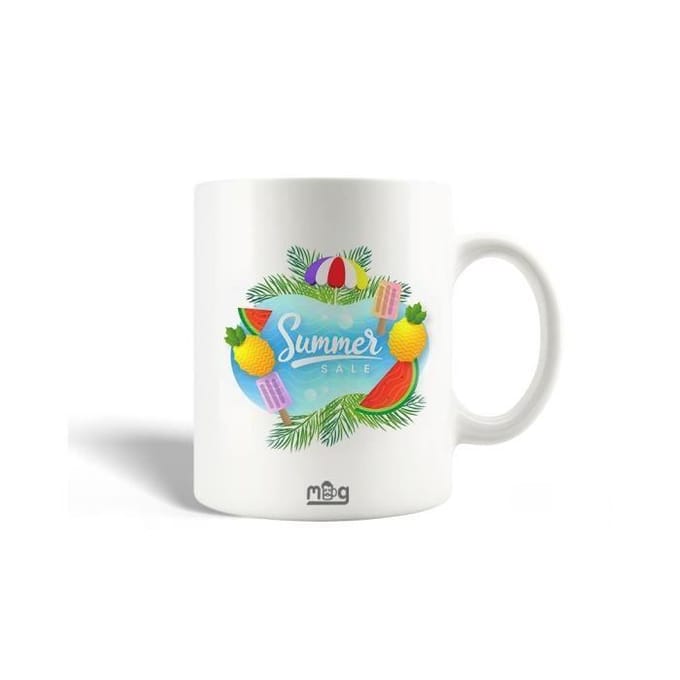 Mug en Céramique Citation été bonheur à les vacances